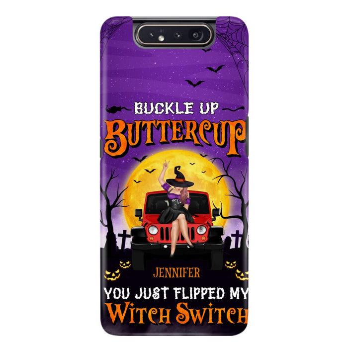 Custom Personalized Off-road Witch Phone Case - Halloween Gift Idea For Friends/Off-road Lovers - Case for iPhone & Samsung