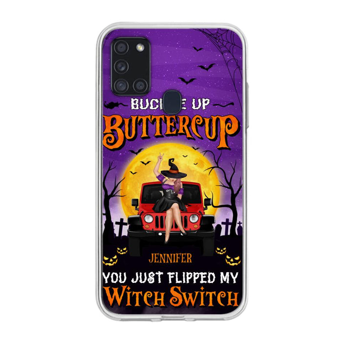 Custom Personalized Off-road Witch Phone Case - Halloween Gift Idea For Friends/Off-road Lovers - Case for iPhone & Samsung