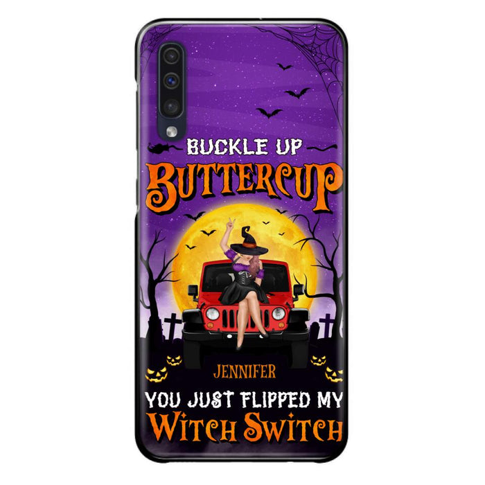 Custom Personalized Off-road Witch Phone Case - Halloween Gift Idea For Friends/Off-road Lovers - Case for iPhone & Samsung