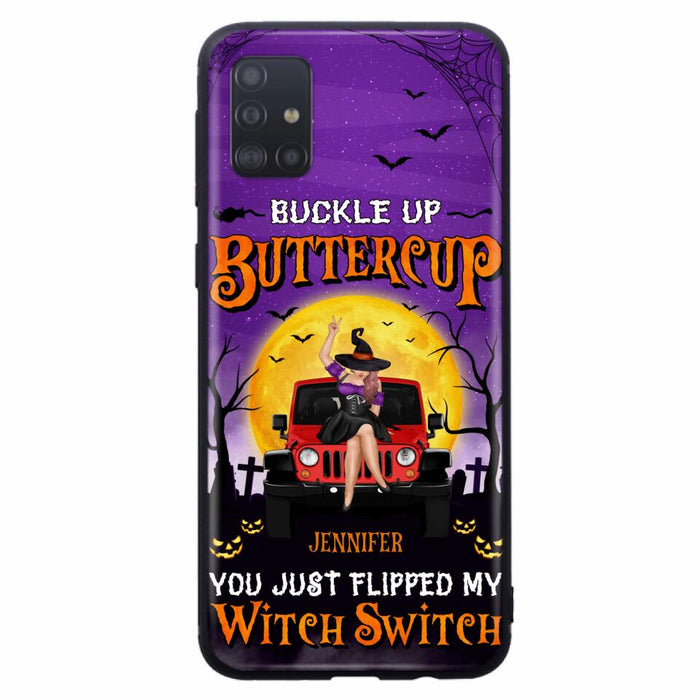 Custom Personalized Off-road Witch Phone Case - Halloween Gift Idea For Friends/Off-road Lovers - Case for iPhone & Samsung