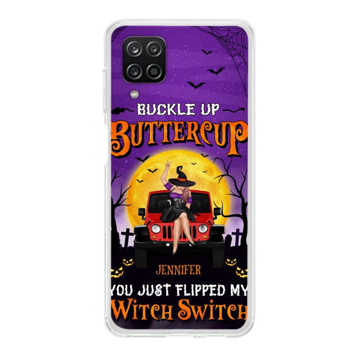 Custom Personalized Off-road Witch Phone Case - Halloween Gift Idea For Friends/Off-road Lovers - Case for iPhone & Samsung