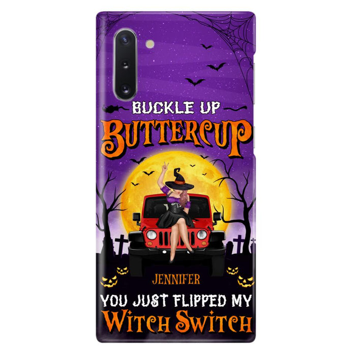 Custom Personalized Off-road Witch Phone Case - Halloween Gift Idea For Friends/Off-road Lovers - Case for iPhone & Samsung