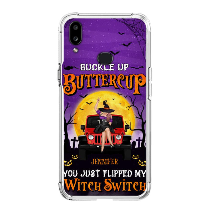 Custom Personalized Off-road Witch Phone Case - Halloween Gift Idea For Friends/Off-road Lovers - Case for iPhone & Samsung