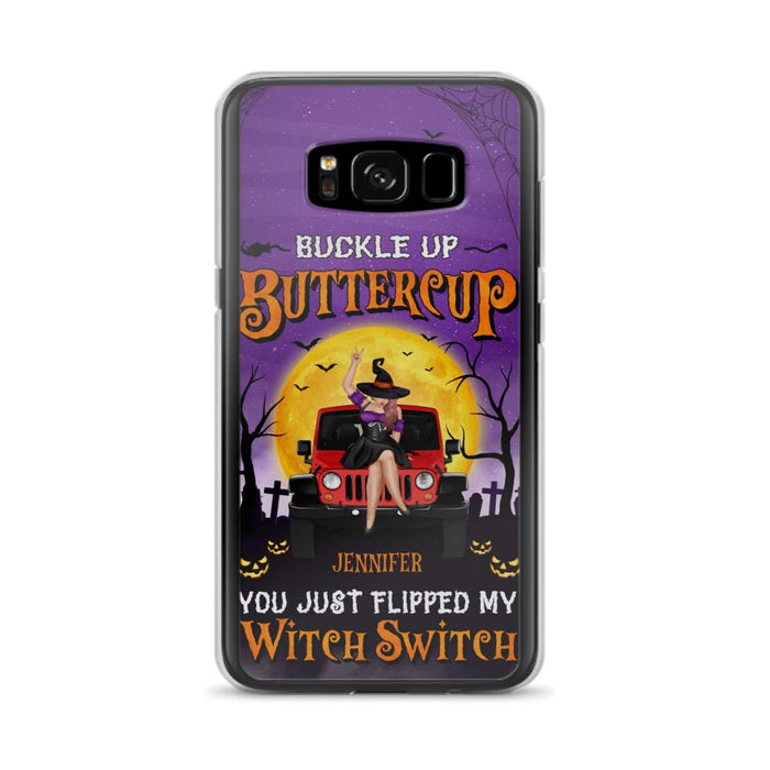 Custom Personalized Off-road Witch Phone Case - Halloween Gift Idea For Friends/Off-road Lovers - Case for iPhone & Samsung