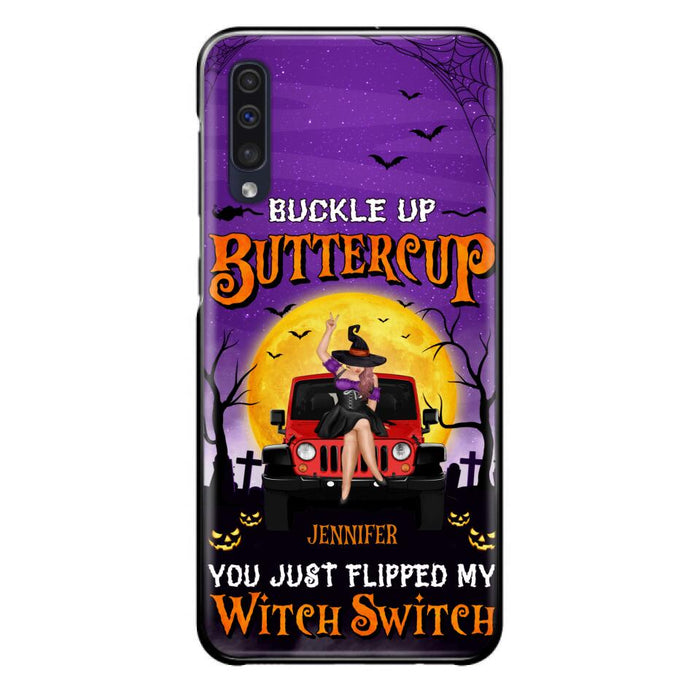 Custom Personalized Off-road Witch Phone Case - Halloween Gift Idea For Friends/Off-road Lovers - Case for iPhone & Samsung