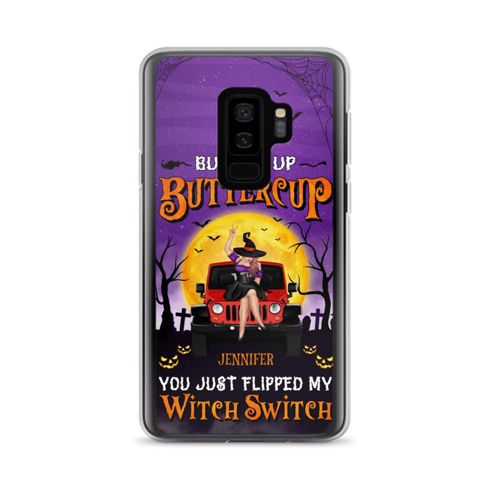 Custom Personalized Off-road Witch Phone Case - Halloween Gift Idea For Friends/Off-road Lovers - Case for iPhone & Samsung