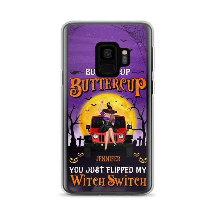 Custom Personalized Off-road Witch Phone Case - Halloween Gift Idea For Friends/Off-road Lovers - Case for iPhone & Samsung