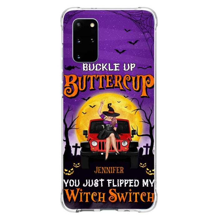 Custom Personalized Off-road Witch Phone Case - Halloween Gift Idea For Friends/Off-road Lovers - Case for iPhone & Samsung