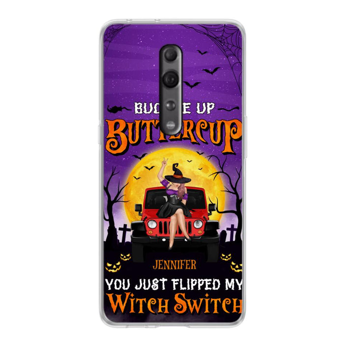 Custom Personalized Off-road Witch Phone Case - Halloween Gift Idea For Friends/Off-road Lovers - Case for Huawei, Xiaomi & Oppo