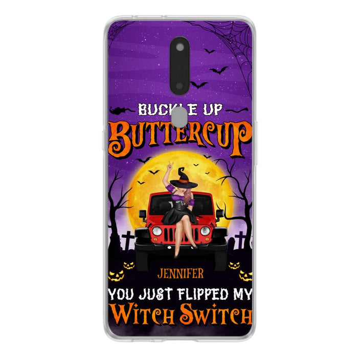 Custom Personalized Off-road Witch Phone Case - Halloween Gift Idea For Friends/Off-road Lovers - Case for Huawei, Xiaomi & Oppo