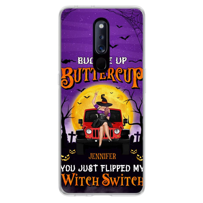 Custom Personalized Off-road Witch Phone Case - Halloween Gift Idea For Friends/Off-road Lovers - Case for Huawei, Xiaomi & Oppo