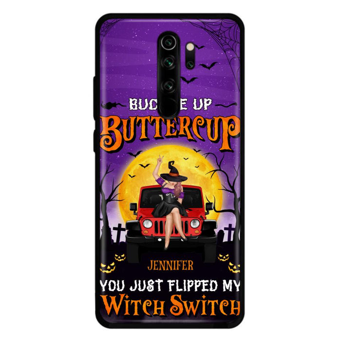 Custom Personalized Off-road Witch Phone Case - Halloween Gift Idea For Friends/Off-road Lovers - Case for Huawei, Xiaomi & Oppo