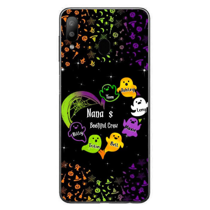 Custom Personalized Nana's Bootiful Crew iPhone/Samsung Case - Halloween gift for Grandma - Up to 7 Grandkids