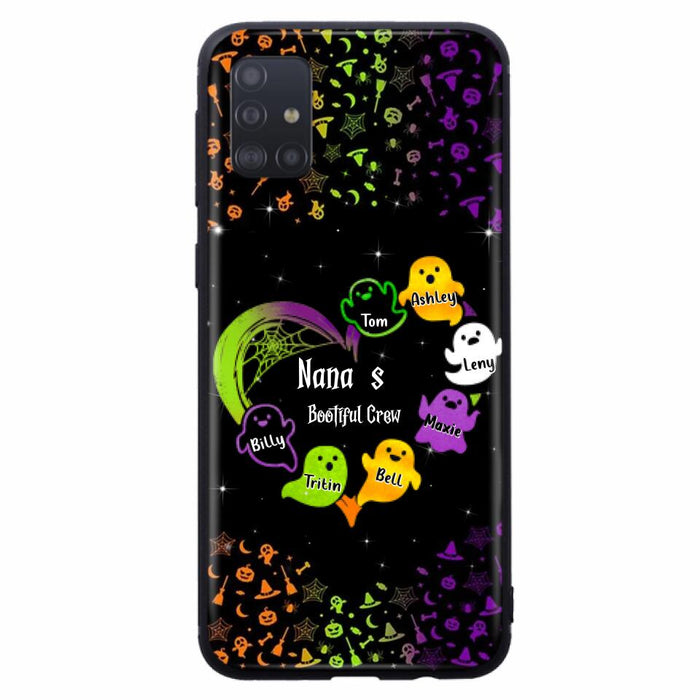 Custom Personalized Nana's Bootiful Crew iPhone/Samsung Case - Halloween gift for Grandma - Up to 7 Grandkids