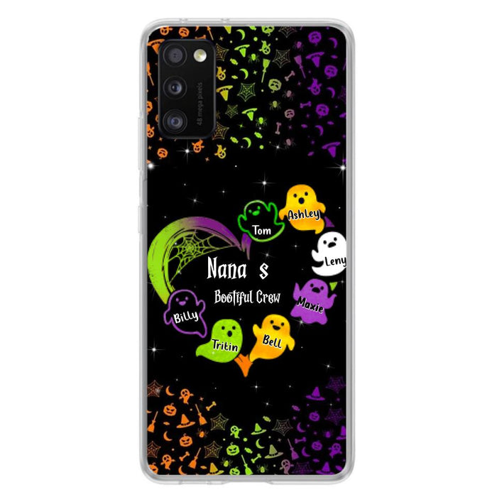 Custom Personalized Nana's Bootiful Crew iPhone/Samsung Case - Halloween gift for Grandma - Up to 7 Grandkids