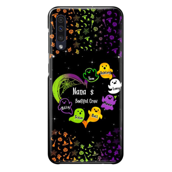 Custom Personalized Nana's Bootiful Crew iPhone/Samsung Case - Halloween gift for Grandma - Up to 7 Grandkids