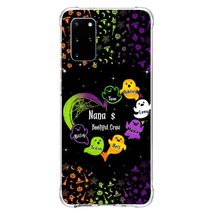 Custom Personalized Nana's Bootiful Crew iPhone/Samsung Case - Halloween gift for Grandma - Up to 7 Grandkids