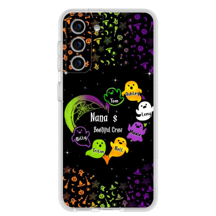 Custom Personalized Nana's Bootiful Crew iPhone/Samsung Case - Halloween gift for Grandma - Up to 7 Grandkids