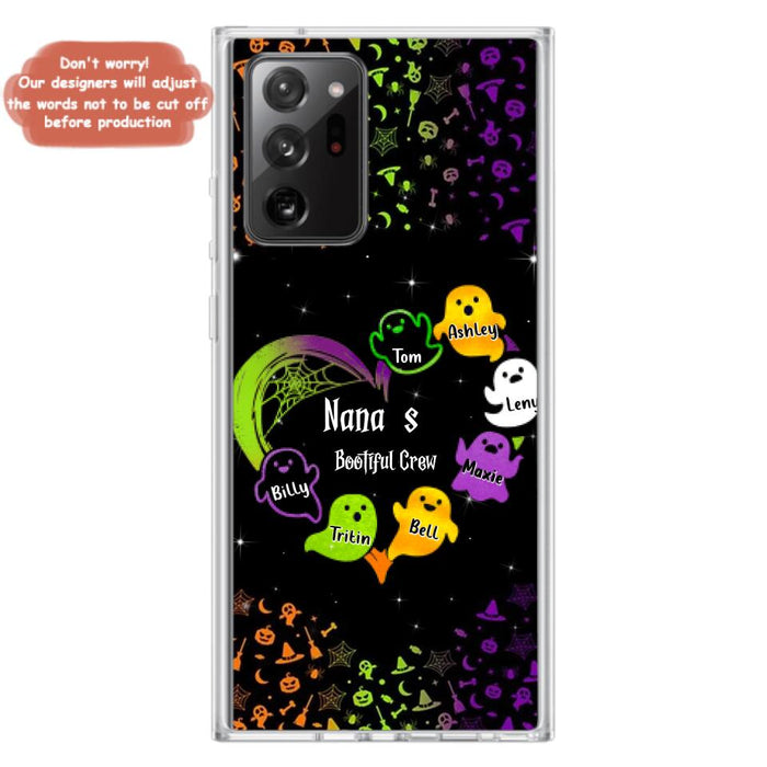 Custom Personalized Nana's Bootiful Crew iPhone/Samsung Case - Halloween gift for Grandma - Up to 7 Grandkids