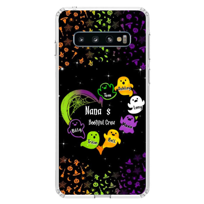 Custom Personalized Nana's Bootiful Crew iPhone/Samsung Case - Halloween gift for Grandma - Up to 7 Grandkids