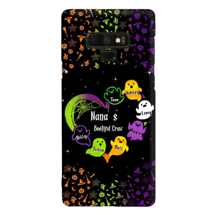 Custom Personalized Nana's Bootiful Crew iPhone/Samsung Case - Halloween gift for Grandma - Up to 7 Grandkids