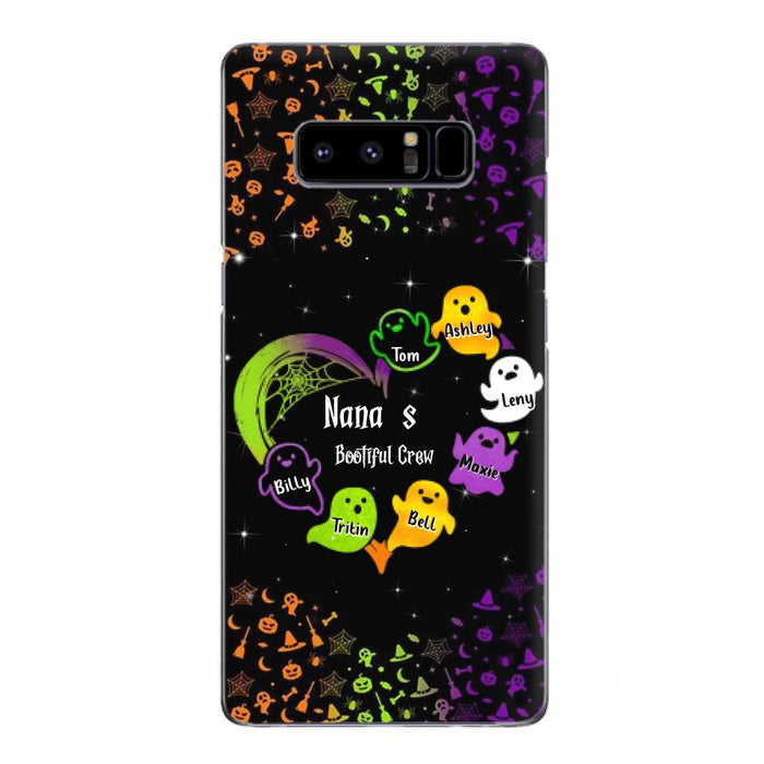 Custom Personalized Nana's Bootiful Crew iPhone/Samsung Case - Halloween gift for Grandma - Up to 7 Grandkids