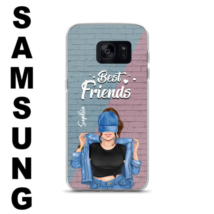 Custom Personalized Besties Phone Case - Gift For Friends/ Besties - Best Friends Forever And Ever - Case For iPhone And Samsung