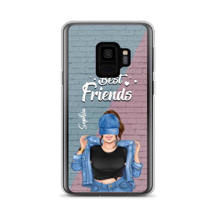 Custom Personalized Besties Phone Case - Gift For Friends/ Besties - Best Friends Forever And Ever - Case For iPhone And Samsung