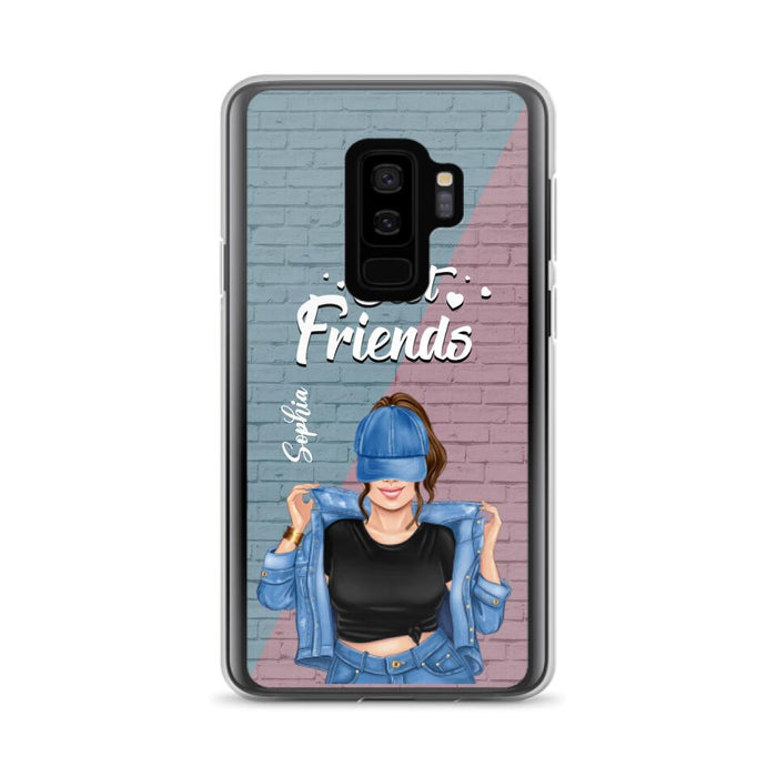 Custom Personalized Besties Phone Case - Gift For Friends/ Besties - Best Friends Forever And Ever - Case For iPhone And Samsung