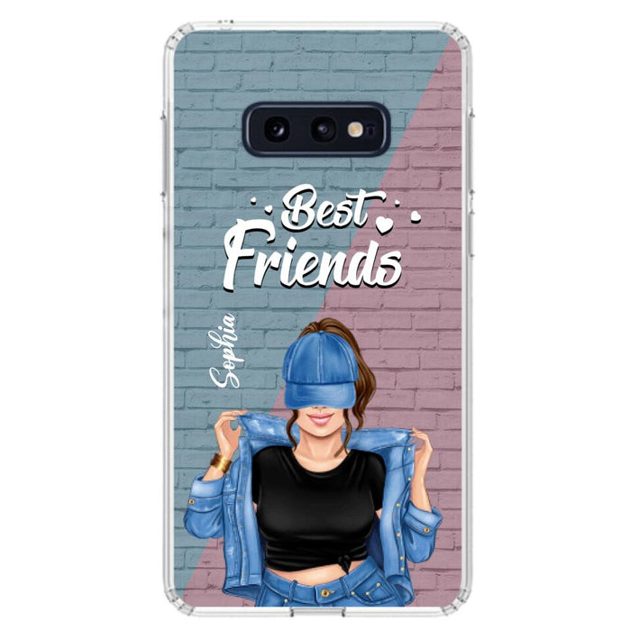 Custom Personalized Besties Phone Case - Gift For Friends/ Besties - Best Friends Forever And Ever - Case For iPhone And Samsung