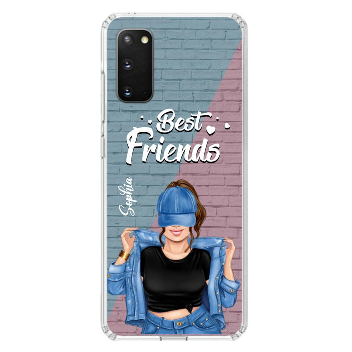 Custom Personalized Besties Phone Case - Gift For Friends/ Besties - Best Friends Forever And Ever - Case For iPhone And Samsung