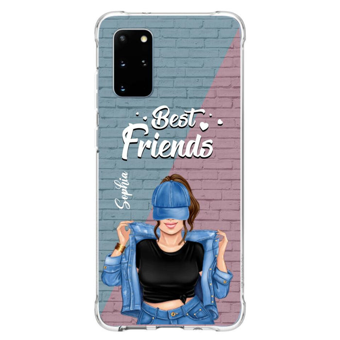 Custom Personalized Besties Phone Case - Gift For Friends/ Besties - Best Friends Forever And Ever - Case For iPhone And Samsung