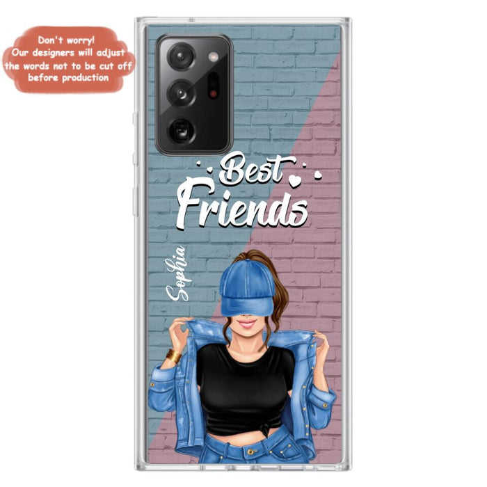 Custom Personalized Besties Phone Case - Gift For Friends/ Besties - Best Friends Forever And Ever - Case For iPhone And Samsung