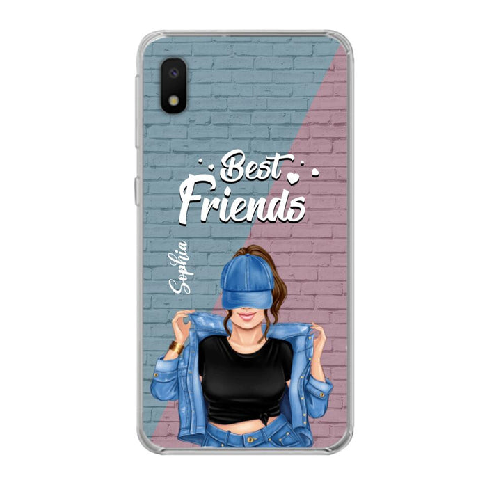 Custom Personalized Besties Phone Case - Gift For Friends/ Besties - Best Friends Forever And Ever - Case For iPhone And Samsung