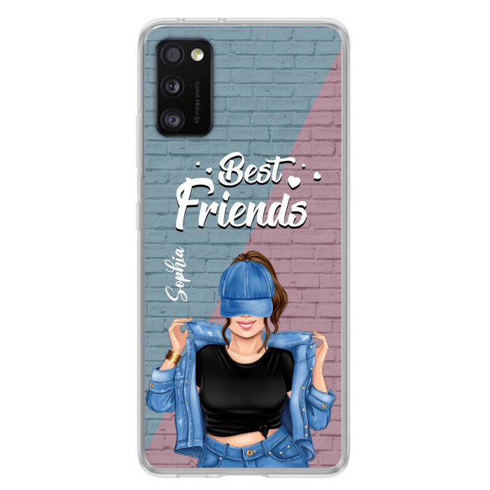 Custom Personalized Besties Phone Case - Gift For Friends/ Besties - Best Friends Forever And Ever - Case For iPhone And Samsung