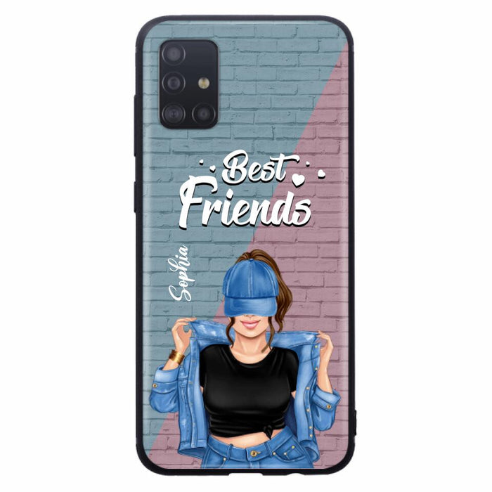 Custom Personalized Besties Phone Case - Gift For Friends/ Besties - Best Friends Forever And Ever - Case For iPhone And Samsung