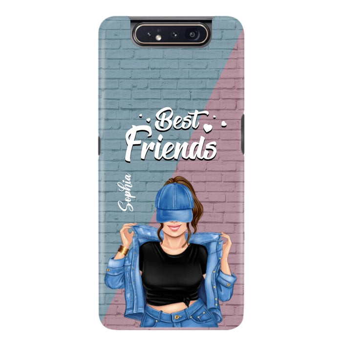 Custom Personalized Besties Phone Case - Gift For Friends/ Besties - Best Friends Forever And Ever - Case For iPhone And Samsung