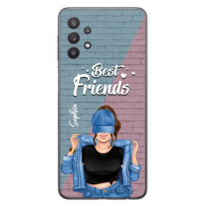 Custom Personalized Besties Phone Case - Gift For Friends/ Besties - Best Friends Forever And Ever - Case For iPhone And Samsung