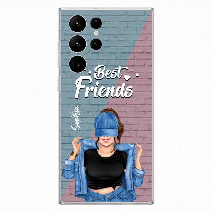 Custom Personalized Besties Phone Case - Gift For Friends/ Besties - Best Friends Forever And Ever - Case For iPhone And Samsung