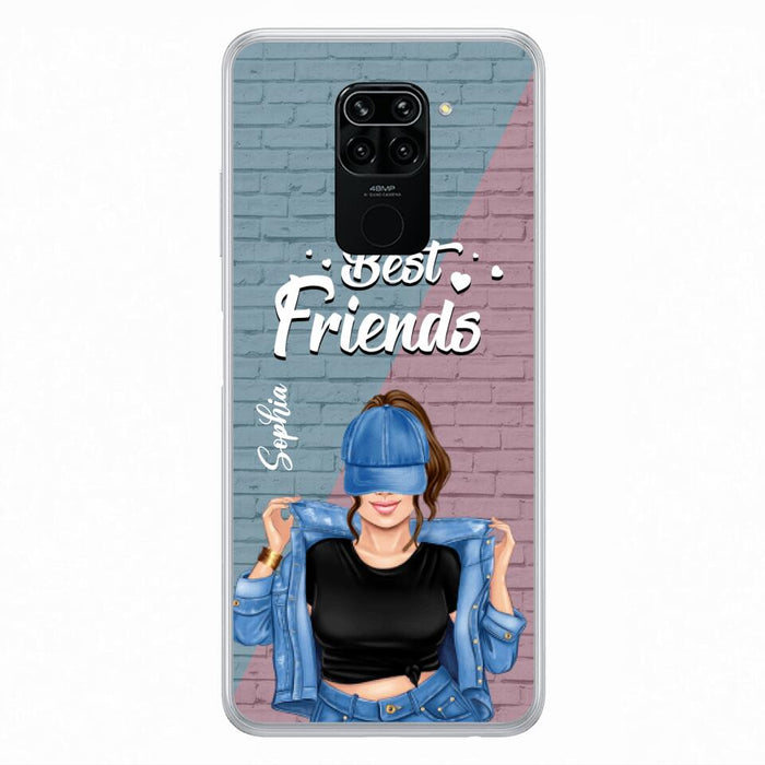 Custom Personalized Besties Phone Case - Gift For Friends/ Besties - Best Friends Forever And Ever - Case For Xiaomi, Oppo And Huawei