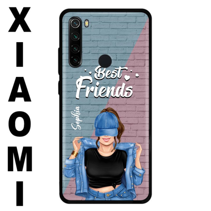 Custom Personalized Besties Phone Case - Gift For Friends/ Besties - Best Friends Forever And Ever - Case For Xiaomi, Oppo And Huawei