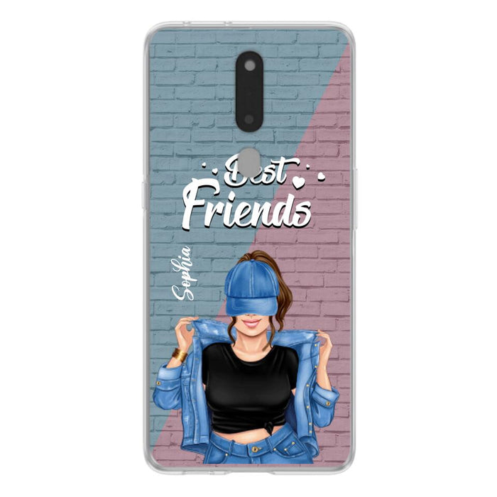 Custom Personalized Besties Phone Case - Gift For Friends/ Besties - Best Friends Forever And Ever - Case For Xiaomi, Oppo And Huawei