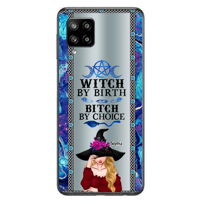 Custom Personalized Witch Phone Case for iPhone and Samsung - Gift Idea For Halloween - Witch By Birth, Bitch By Choice