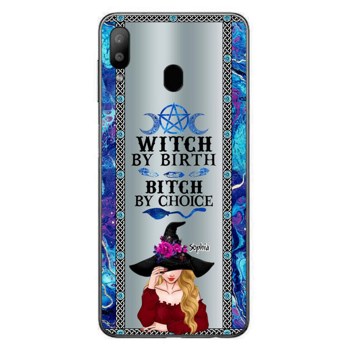 Custom Personalized Witch Phone Case for iPhone and Samsung - Gift Idea For Halloween - Witch By Birth, Bitch By Choice