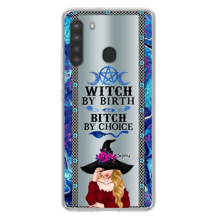 Custom Personalized Witch Phone Case for iPhone and Samsung - Gift Idea For Halloween - Witch By Birth, Bitch By Choice