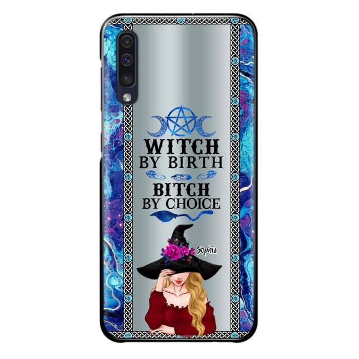 Custom Personalized Witch Phone Case for iPhone and Samsung - Gift Idea For Halloween - Witch By Birth, Bitch By Choice