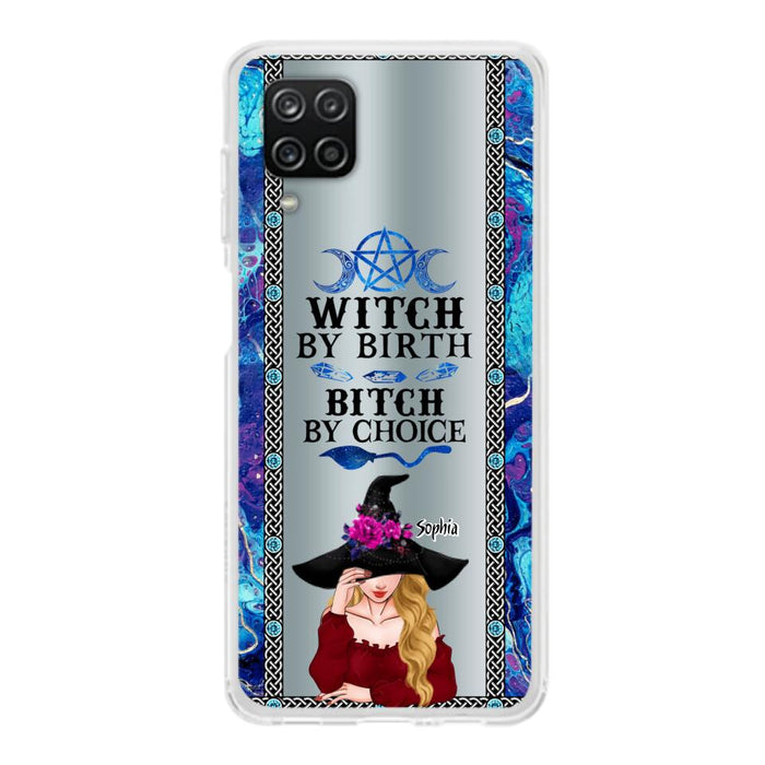 Custom Personalized Witch Phone Case for iPhone and Samsung - Gift Idea For Halloween - Witch By Birth, Bitch By Choice