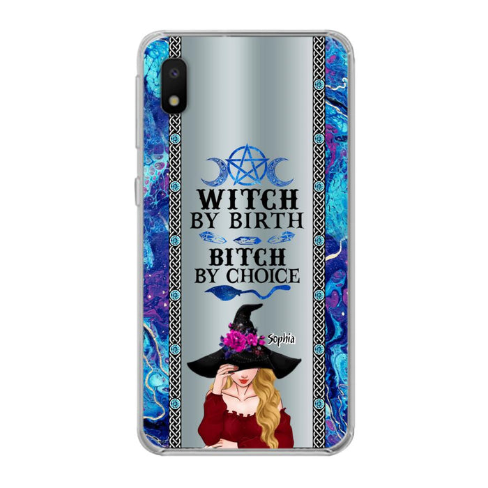 Custom Personalized Witch Phone Case for iPhone and Samsung - Gift Idea For Halloween - Witch By Birth, Bitch By Choice