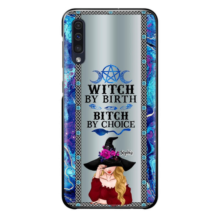 Custom Personalized Witch Phone Case for iPhone and Samsung - Gift Idea For Halloween - Witch By Birth, Bitch By Choice