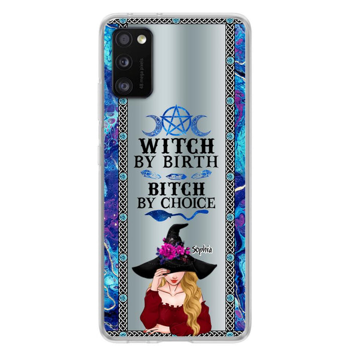 Custom Personalized Witch Phone Case for iPhone and Samsung - Gift Idea For Halloween - Witch By Birth, Bitch By Choice